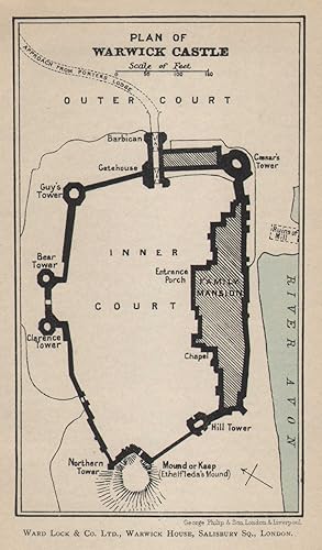 Plan of Warwick Castle
