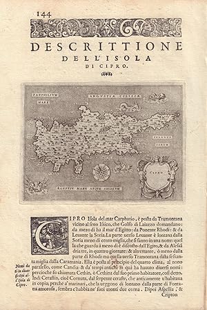 Descrittione dell' Isola di Cipro [Description of the island of Cyprus]