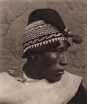 Aymara Indian of Guacullani, near Lake Titicaca. The Mongolian type of this man is perhaps an ind...