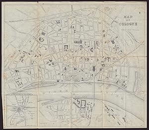 Map of Cologne; inset Environs of Cologne