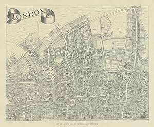 City of London 1658 by Faithorne and Newcourt