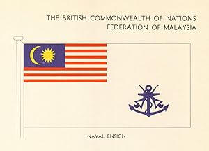 The British Commonwealth of Nations Federation of Malaya; Naval Ensign