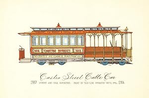 Castro Street cable car - 1889-1906 - Dummy and car combined, part of this line operated until 1941