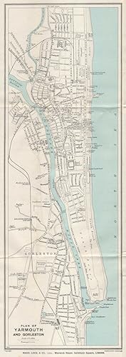 Plan of Yarmouth and Gorleston