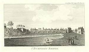 [View of the] Dumfries Bridge [in Scotland].