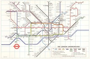 London Transport - Underground diagram of lines - No. 2 1975 [1.76/1103M/500M]