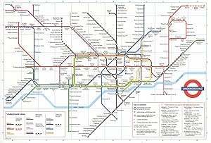 Underground - Pocket Map - No. 1 1986 - Heathrow Terminal 4 Station opens 12th April [386/16713/1...