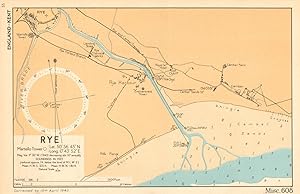 Rye. Martello tower. Lat. 50° 56'45"N. Long. 0° 43' 52" E. mag. var. 9° 30' W. (1943) decreasing ...