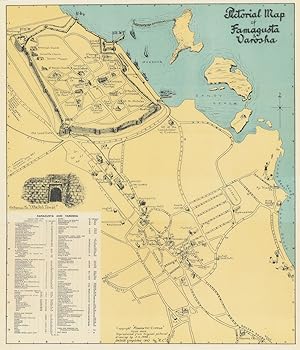 Pictorial Map of Famagusta & Varosha