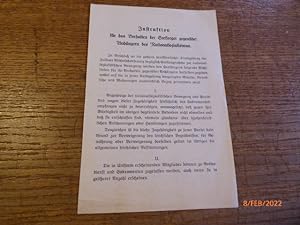 Instruktion für das Verhalten der Seelsorger gegenüber Anhängern des Nationalsozialismus.
