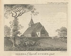 [View of the] Selsea Church, Sussex. 1798.