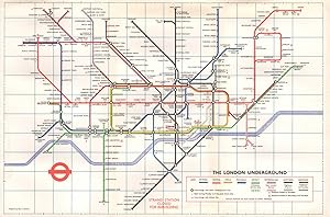 London Transport - Underground diagram of lines - No. 1 1974 [374/1646M/1000M]
