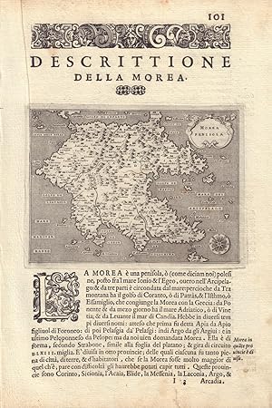 Descrittione della Morea [Description of the Peloponnese peninsula ]