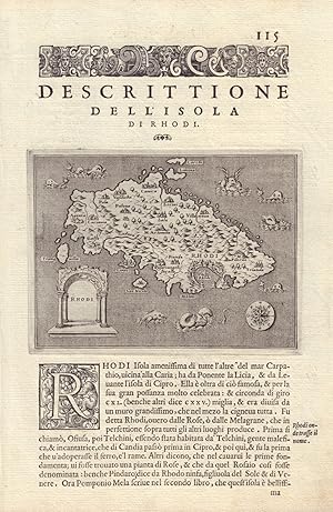 Descrittione dell' Isola di Rhodi [Description of the island of Rhodes]