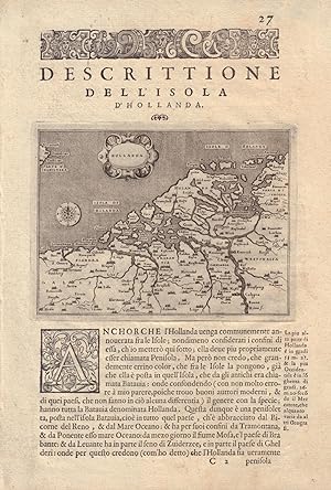 Descrittione dell' Isola d'Hollanda [Description of the island of Holland]