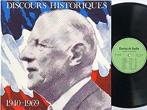 "CHARLES DE GAULLE" Discours historiques 1940-1969 / LP 33 tours original français CENTRE NATIONA...