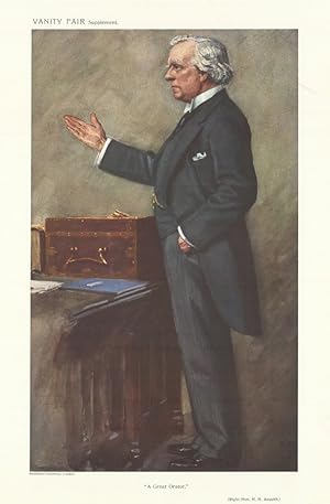 A Great Orator [The Rt Hon Herbert Henry Asquith]