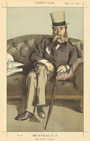 Seller image for The novelist of Society [Mr George John Whyte-Melville] for sale by Antiqua Print Gallery
