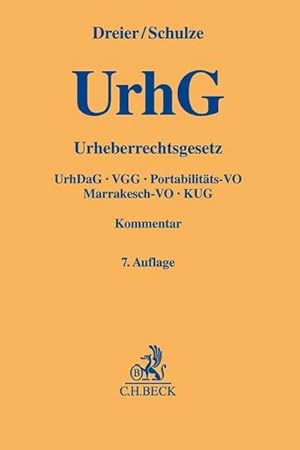 Bild des Verkufers fr Urheberrechtsgesetz : Urheberrechts-Diensteanbieter-Gesetz, Verwertungsgesellschaftengesetz, Nebenurheberrecht, Kunsturhebergesetz zum Verkauf von AHA-BUCH GmbH