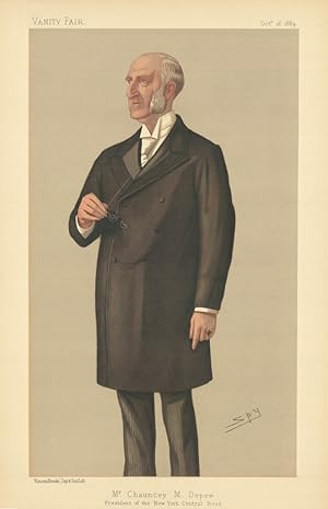 Mr Chauncey M Depew, President of the New York Central Railroad [The Hon Chauncey Mitchell Depew ...