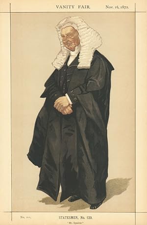 Seller image for Mr Speaker [The Rt Hon Henry Bouverie William Brand MP] for sale by Antiqua Print Gallery