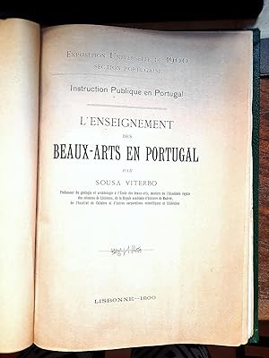 LENSEIGNEMENT DES BEAUX-ARTS EN PORTUGAL