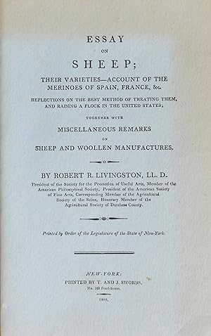 Seller image for Essay On Sheep: Their Varieties-Accounts of Merinoes in Spain, France. for sale by Canford Book Corral