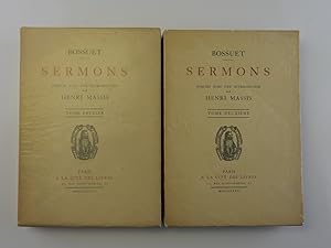 Image du vendeur pour SERMONS. Publis avec une introduction par Henri Massis. Complet en deux volumes. mis en vente par Librairie Christian Chaboud