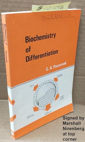 Bild des Verkufers fr Biochemistry of Differentiation [SIGNED BY MARSHALL NIRENBERG] zum Verkauf von Second Story Books, ABAA