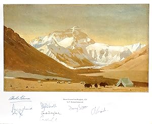 Mount Everest from Rongbuk, 1924.