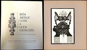 Seller image for Bs Artige Lehr und Leer Gedichte. Lyrik aus der Maschinenwelt. for sale by Michael Meyer-Pomplun