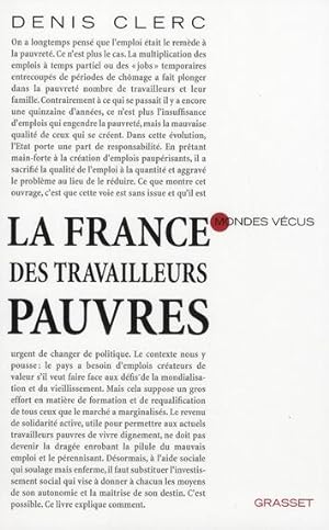 Image du vendeur pour La France des travailleurs pauvres mis en vente par Chapitre.com : livres et presse ancienne