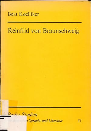 Bild des Verkufers fr Reinfrid von Braunschweig zum Verkauf von avelibro OHG