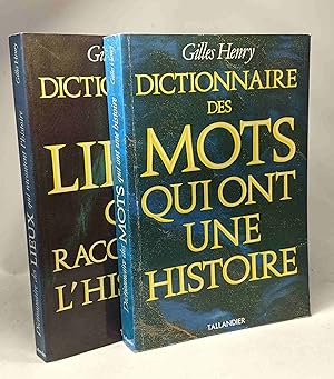 Seller image for Dictionnaire des mots qui ont une histoire + Dictionnaire des lieux qui racontent l'histoire --- 2 livres for sale by crealivres
