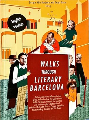Bild des Verkufers fr Walks through literary Barcelona. zum Verkauf von Antiquariat Bookfarm