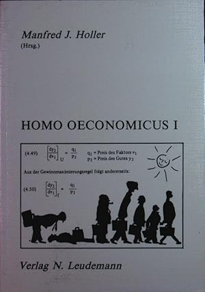 Imagen del vendedor de Homo oeconomicus. a la venta por Antiquariat Bookfarm
