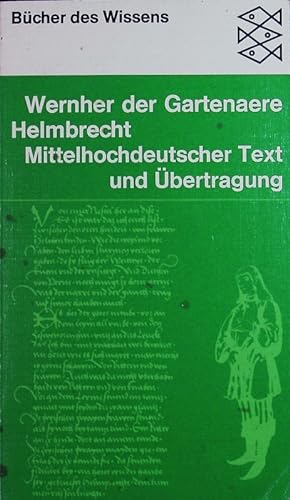 Bild des Verkufers fr Helmbrecht. Mittelhochdeutscher Text und bertragung. zum Verkauf von Antiquariat Bookfarm
