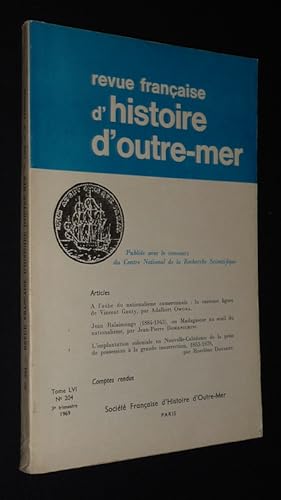 Seller image for Revue Franaise d'histoire d'outre-mer (Tome LVI, n204, 3me trimestre 1969) for sale by Abraxas-libris