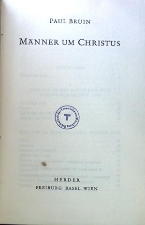 Seller image for Mnner um Christus. for sale by books4less (Versandantiquariat Petra Gros GmbH & Co. KG)