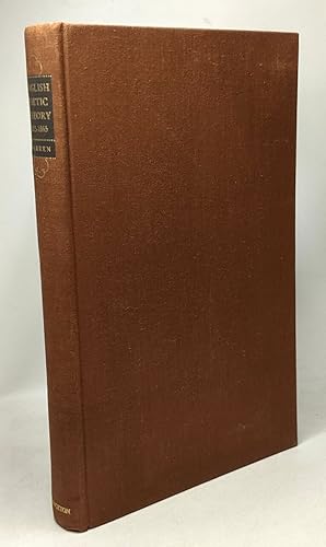 Image du vendeur pour English poetic theory 1825-1865 mis en vente par crealivres