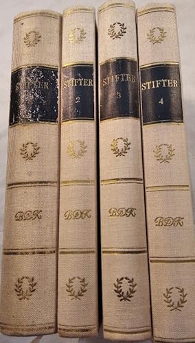 Stifters Werke, Konvolut von 4 Bänden [4 Bücher]. Bibliothek Deutscher Klassiker.