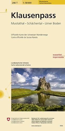 Image du vendeur pour 246T Klausenpass Wanderkarte : Muotatal - Schchental - Urner Boden mis en vente par AHA-BUCH GmbH