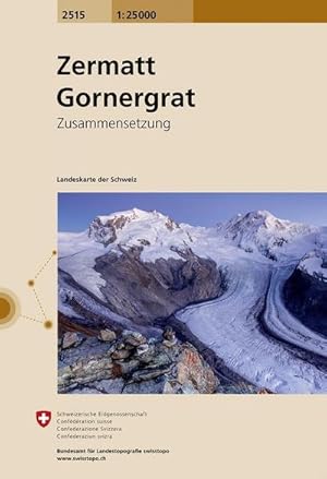 Bild des Verkufers fr Landeskarte der Schweiz Zermatt, Gornergrat zum Verkauf von AHA-BUCH GmbH