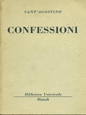 Bild des Verkufers fr Confessioni zum Verkauf von Librodifaccia