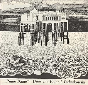 Seller image for Programmheft Peter I. Tschaikowski PIQUE DAME Spielzeit 1982 / 83 Heft 1 for sale by Programmhefte24 Schauspiel und Musiktheater der letzten 150 Jahre
