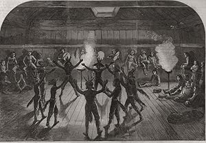 Sketches from Alaska: Indian Dance at Unalachleet, Norton Sound
