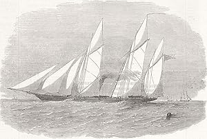 Seller image for H.M. screw gun-vessel "Wrangler," built for the Baltic for sale by Antiqua Print Gallery