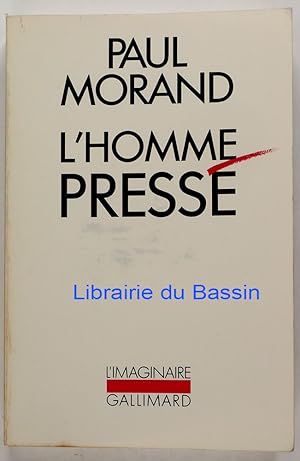 Image du vendeur pour L'homme press mis en vente par Librairie du Bassin