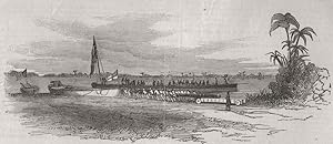 Destruction of Lagos - embarking the captured Neapolitan gun