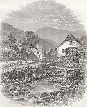 Image du vendeur pour The highest mountain in the Vosges - Picturesque Europe mis en vente par Antiqua Print Gallery